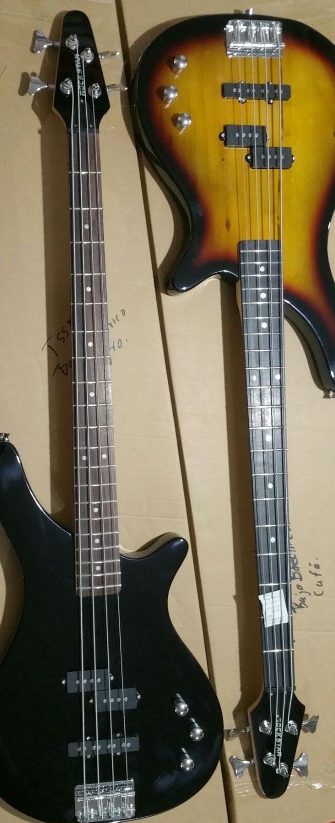 (imagen para) BAJO ELECTRICO ROCKSTAR negro ó difuminado