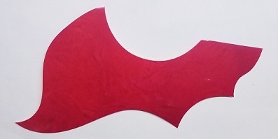 (imagen para) micas para guitarras adhesivas japonesa ROJO degradado (pz)