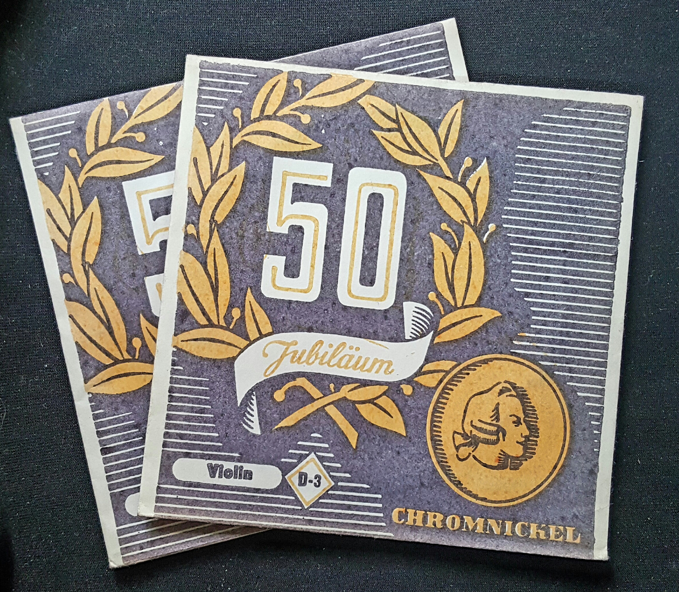 (imagen para) CUERDA VIOLÍN 50 JUBILÄUM Alemana, chromniquel 3a-D3 (pz)