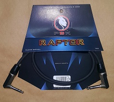 (imagen para) Cable plug a plug ESCUADRA, 1 m Raptor estereo profesional (pz)