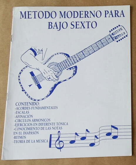 (imagen para) MÉTODO BAJO SEXTO MODERNO de Salvador Medina LICON