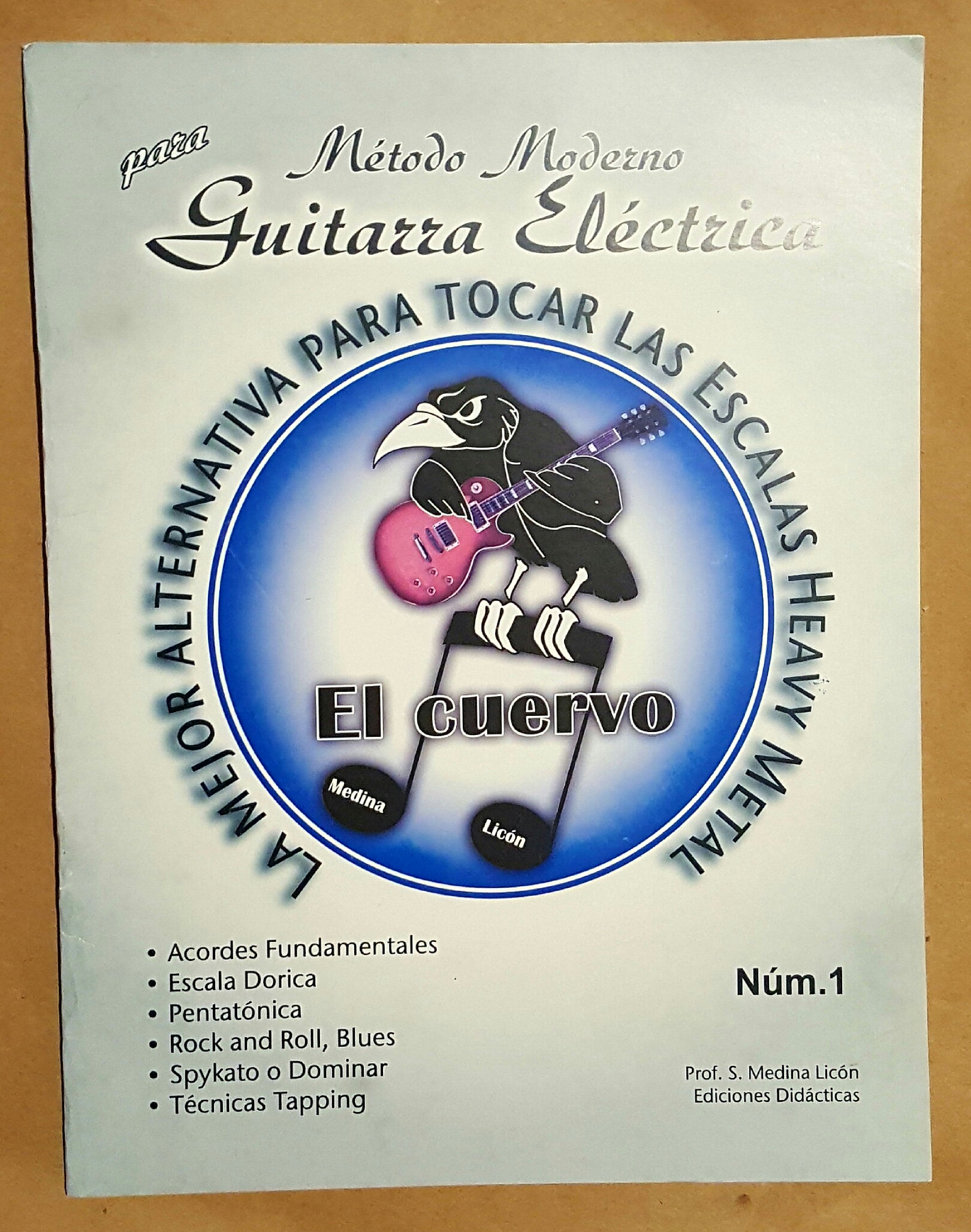 (imagen para) MÉTODO para aprender a tocar la GUITARRA ELECTRICA de Licón
