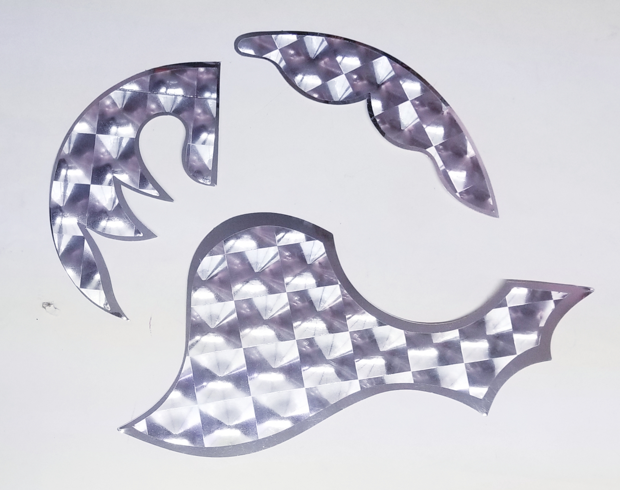 (imagen para) micas para bajo sexto adhesivas Metálica doble capa 3 Silueta