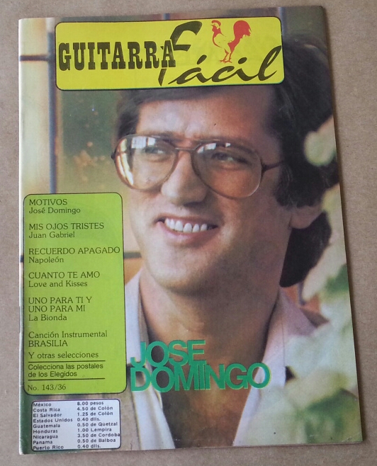 (imagen para) MÉTODO Album de guitarras fácil volumen 143/36 letras y tablatur