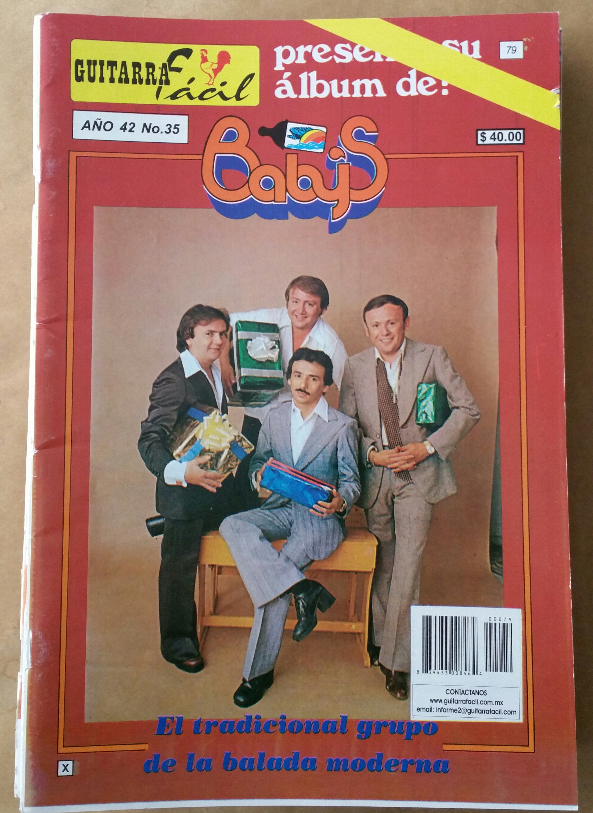 (imagen para) MÉTODO Album de guitarras fácil volumen 35 letras y tablaturas