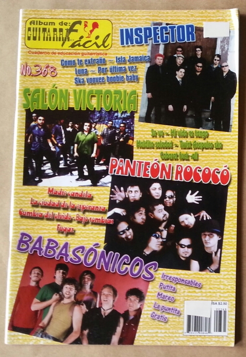 (imagen para) MÉTODO Album de guitarras fácil volumen 368 letras y tablaturas 