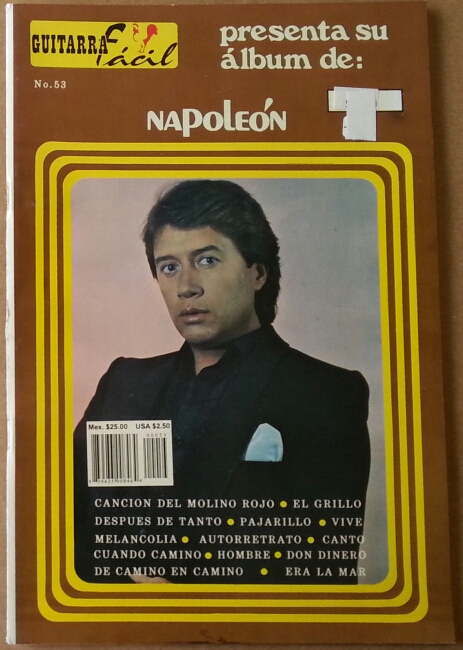 (imagen para) MÉTODO Album de guitarras fácil volumen 53 letras y tablaturas (