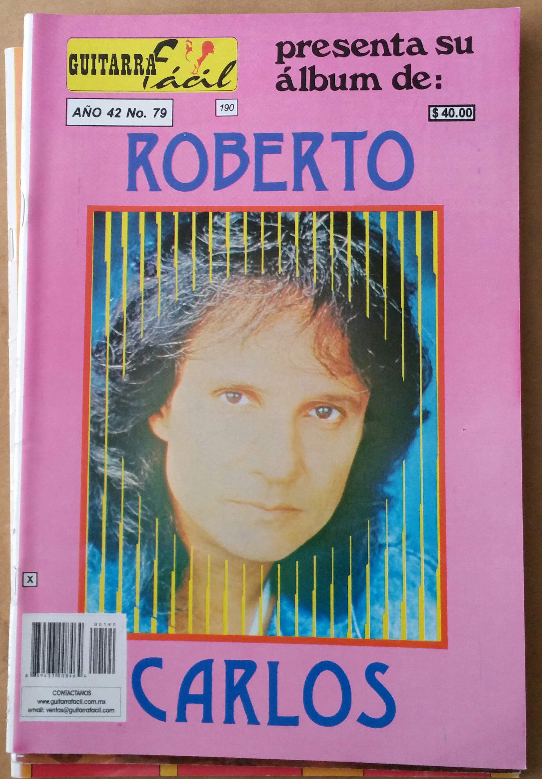 (imagen para) MÉTODO Album de guitarras fácil volumen 79 letras y tablaturas