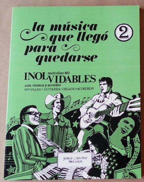 (imagen para) Método Piano guitarras Organo Acordeón; Ritmos y Acordes 80 Pza