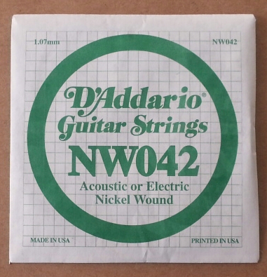 (imagen para) CUERDA GUITARRA ELÉCTRICA D'ADDARIO 6a 042