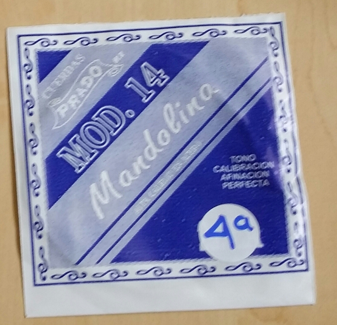 (imagen para) CUERDA mandolina prado acero mod 14 4a