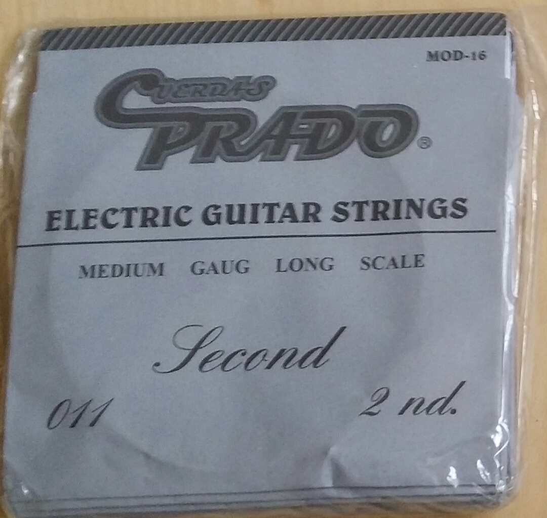 (imagen para) CUERDA GUITARRA ELÉCTRICA prado ACERO estaño mod 16 2a 011