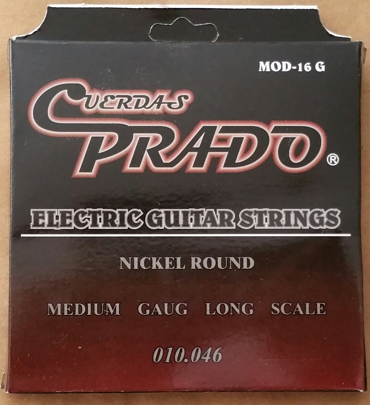 (imagen para) ENCORDADURA GUITARRA ELÉCTRICA prado mod 16G 010-046 CUERDA jgo
