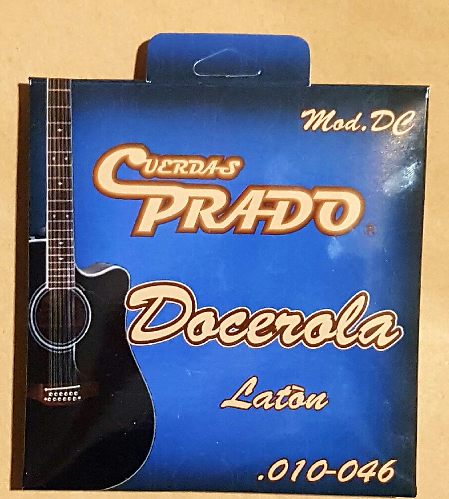 (imagen para) ENCORDADURA DOCEROLA prado latón CUERDA jgo