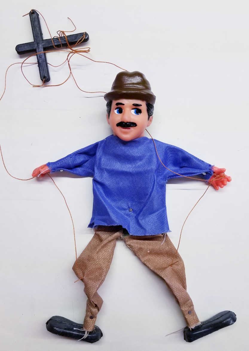 (imagen para) Marioneta artesanal mexicana 32cm - económicas (pz)