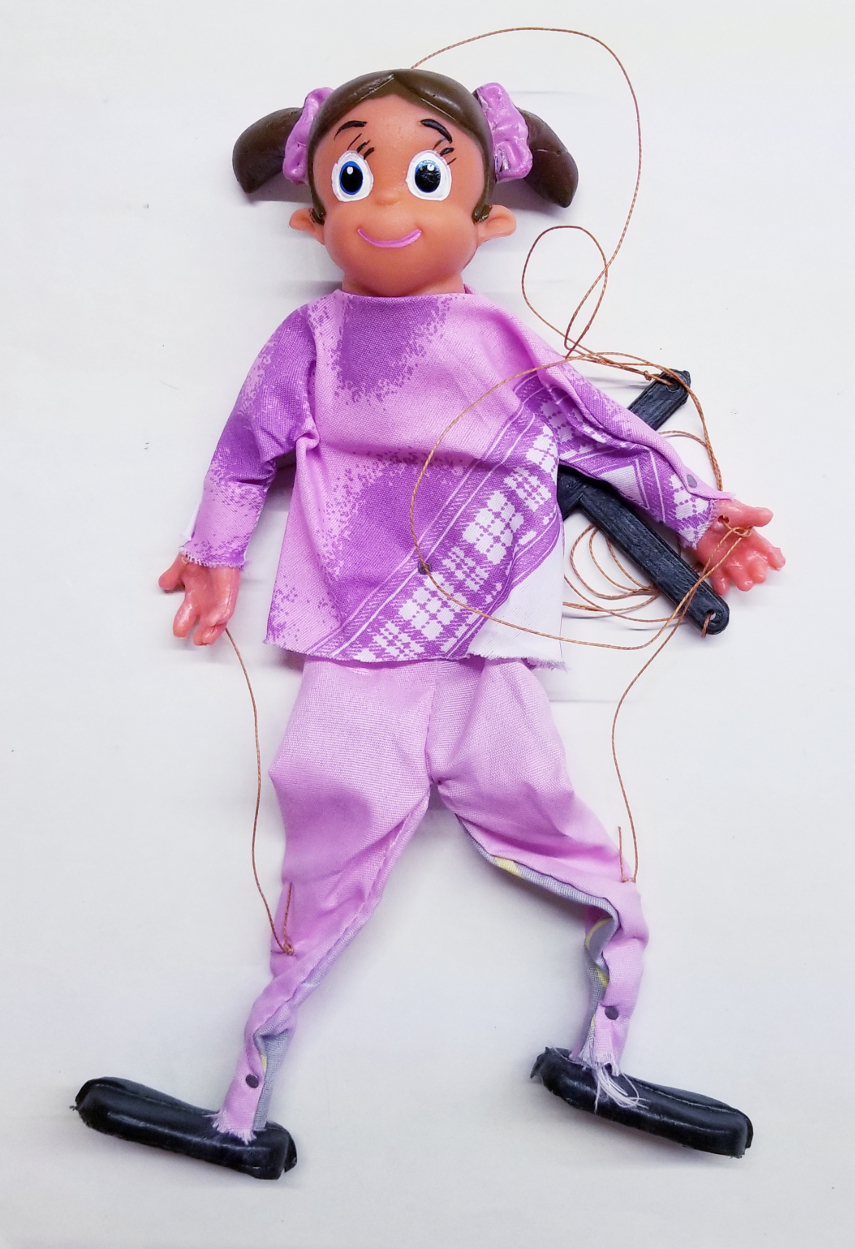 (imagen para) Marioneta artesanal mexicana 32cm - económicas (pz)