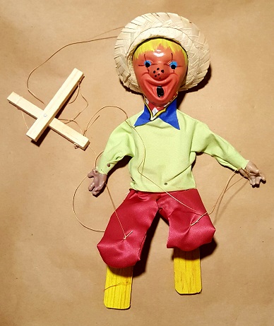 (image for) Crafted mexican marionette 14"