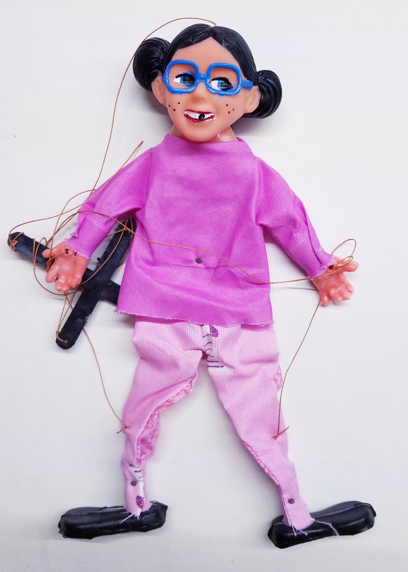 (imagen para) Marioneta artesanal mexicana 32cm - económicas (pz)