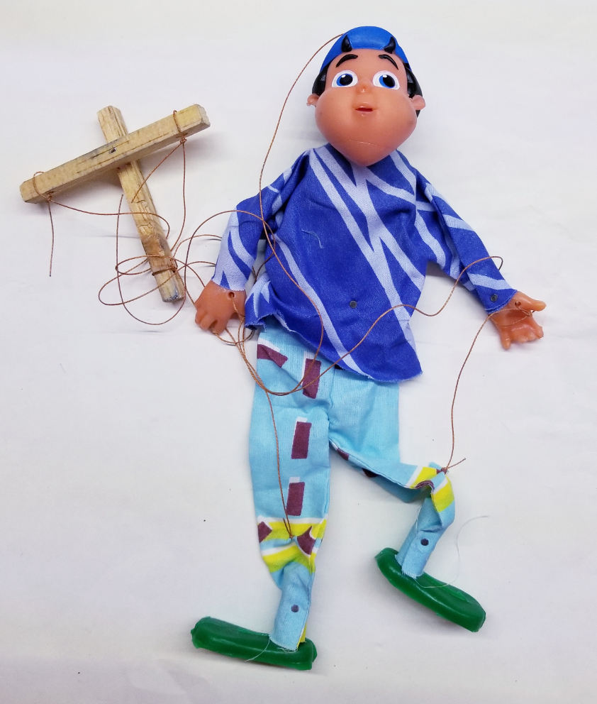(imagen para) Marioneta artesanal mexicana 32cm - económicas (pz)
