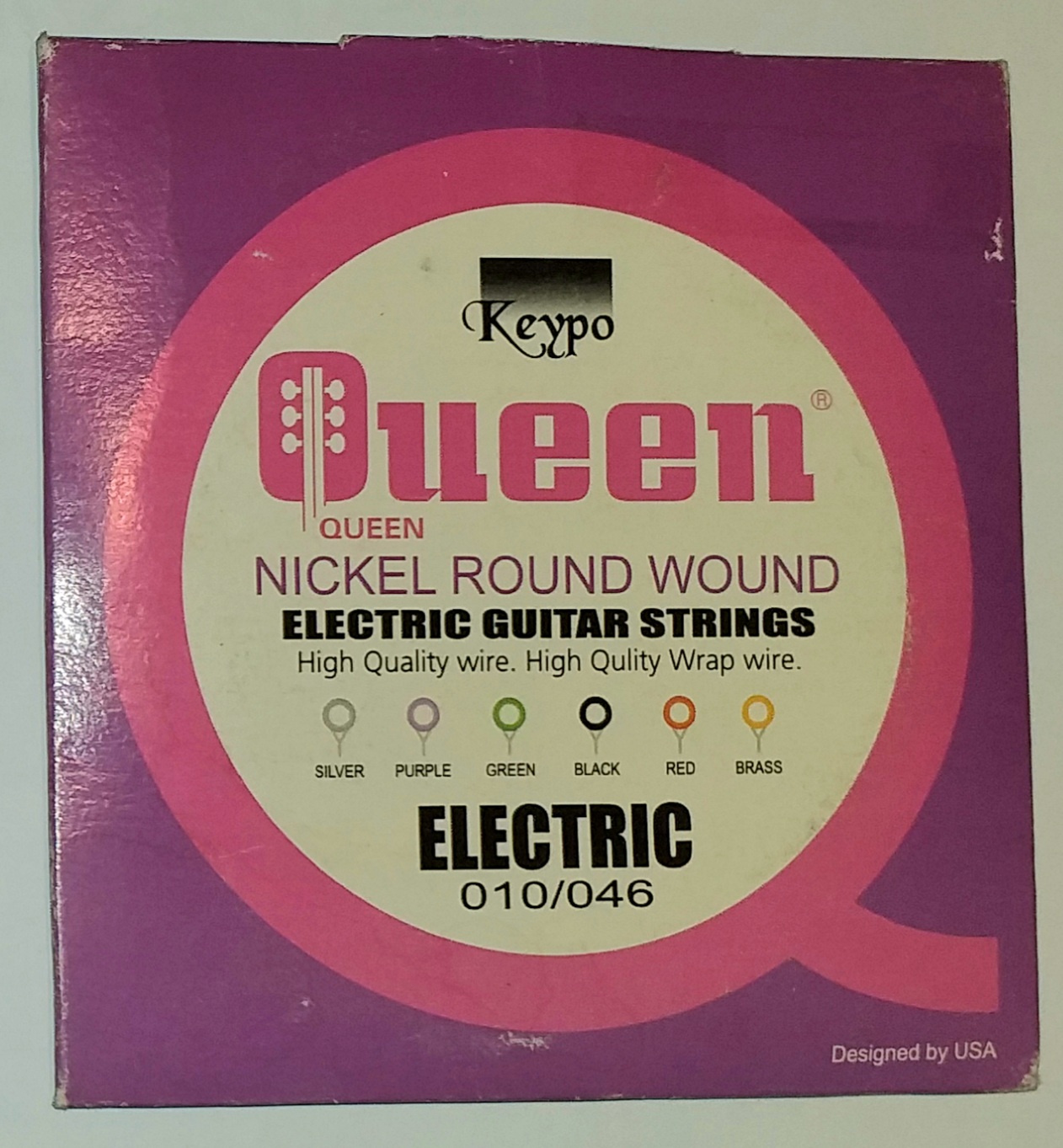 (imagen para) ENCORDADURA GUITARRA ELÉCTRICA QUEEN Níquel CUERDA 010 LIGHT