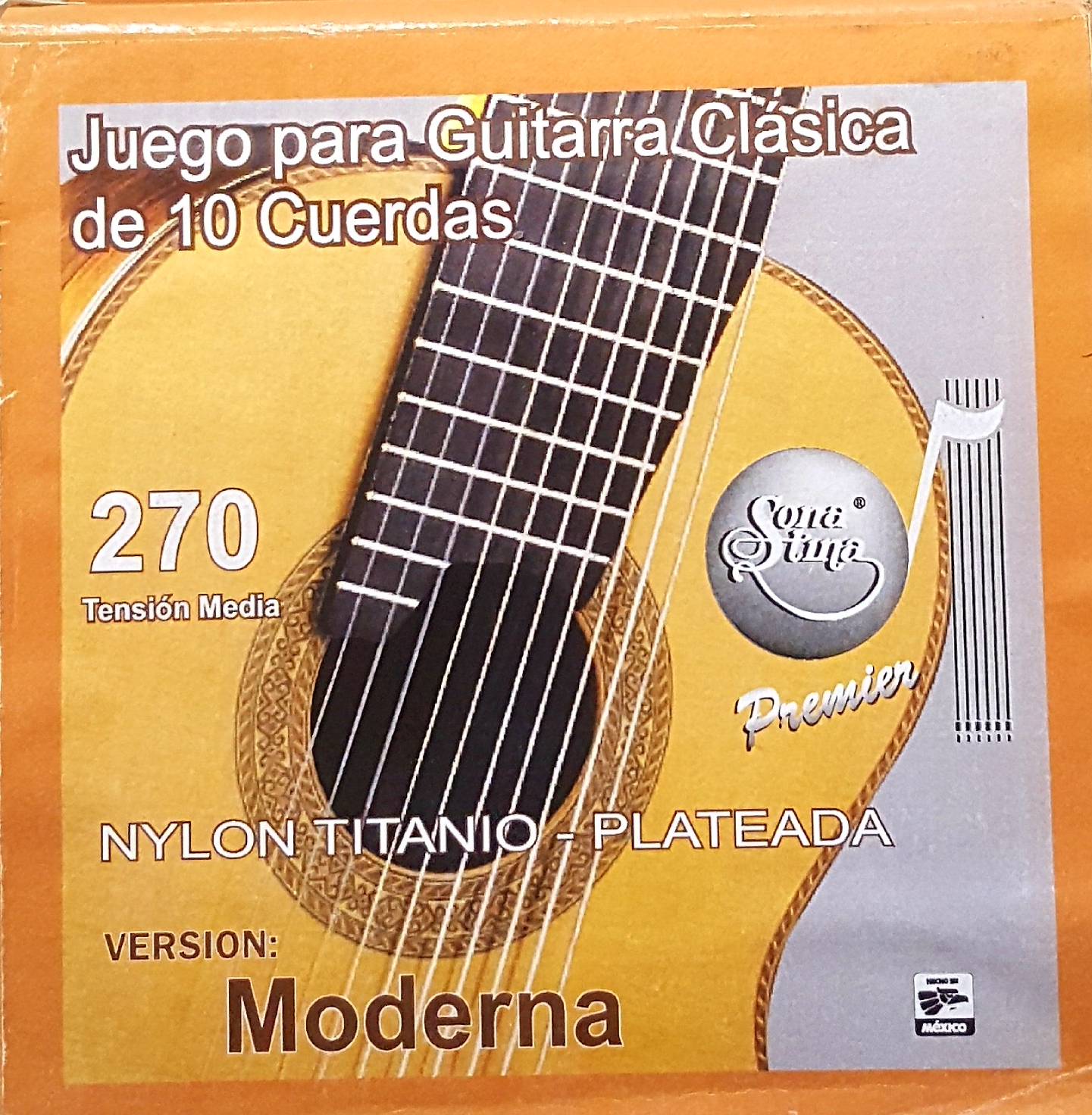 (imagen para) ENCORDADURA GUITARRA 10 SONATINA clásica prof tens M CUERDA jgo