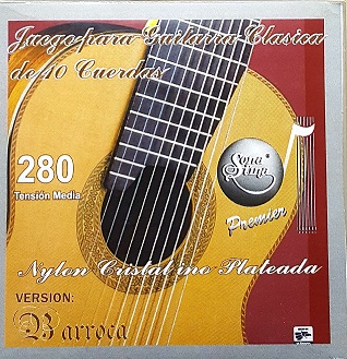(imagen para) ENCORDADURA GUITARRA 10 SONATINA clási prof tens MBar CUERDA jgo
