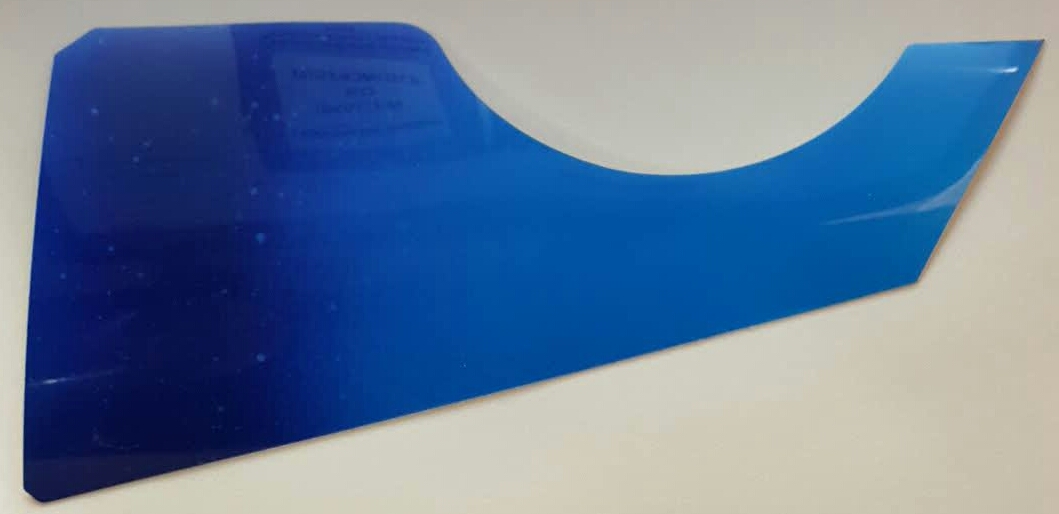 (imagen para) micas para guitarras adhesivas larga DEGRADADO azul (pz)