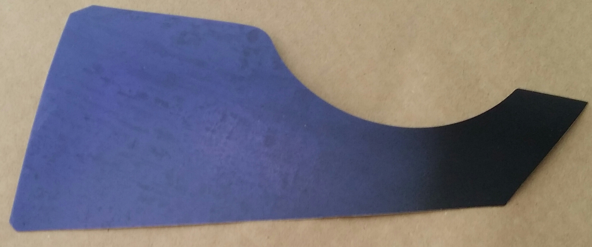 (image for) scratchplate pickguard purple and black, long, for guitars - Click Image to Close