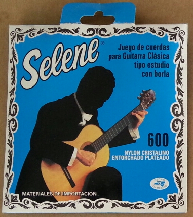 (imagen para) ENCORDADURA GUITARRA SELENE NYLON BLANCA (juego)CUERDA