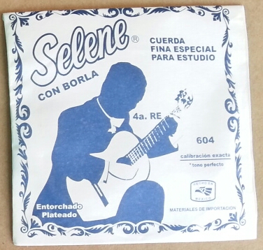 (imagen para) CUERDA guitarra SELENE NYLON BLANCA 4a (pz)