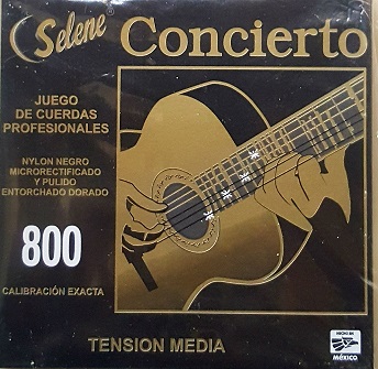 (imagen para) ENCORDADURA GUITARRA SELENE NYLON ngro prof conciert CUERDA jgo