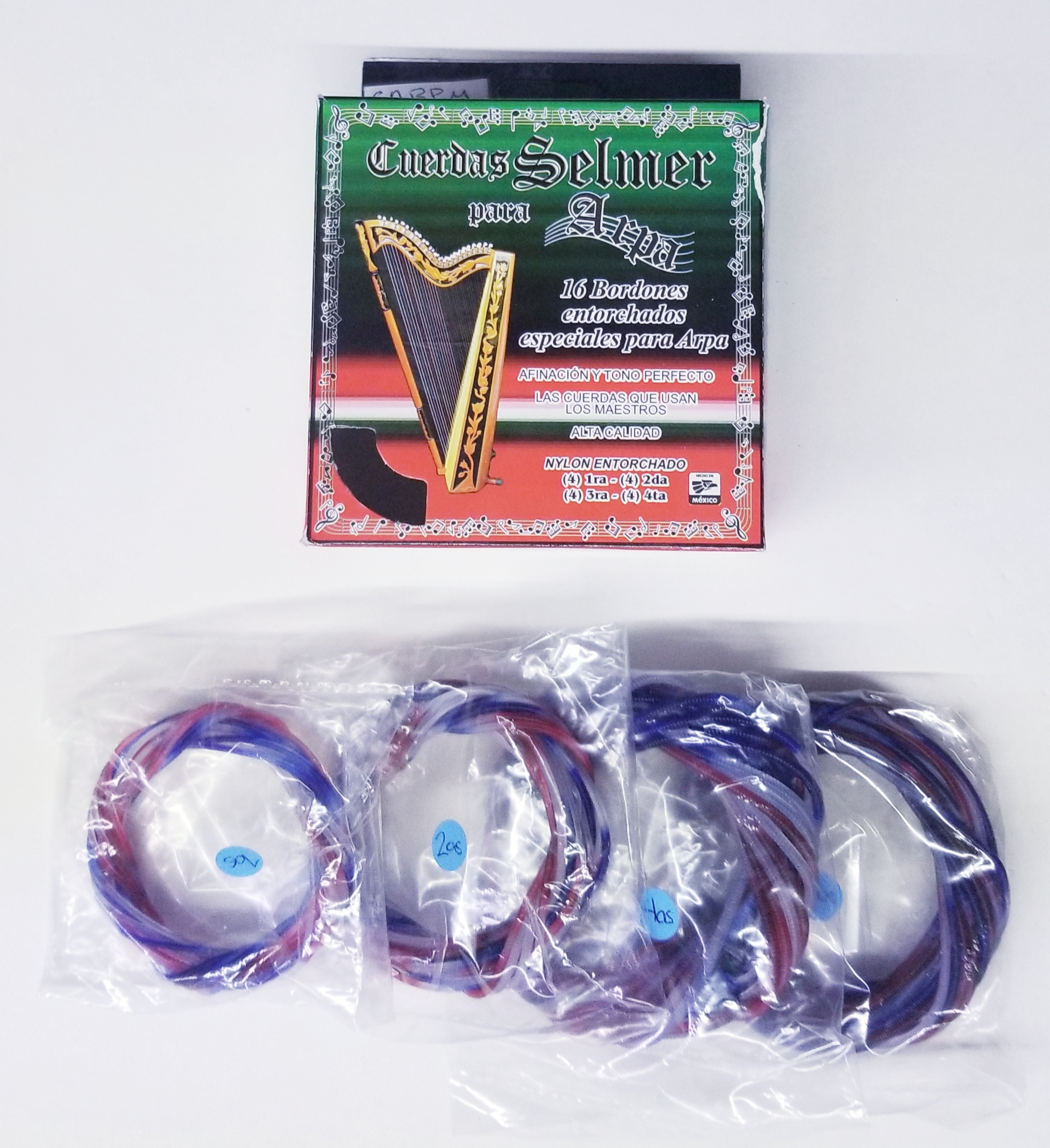 (imagen para) ENCORDADURA ARPA SELMER Entor Nylon 16 Bordon esp multico CUERDA