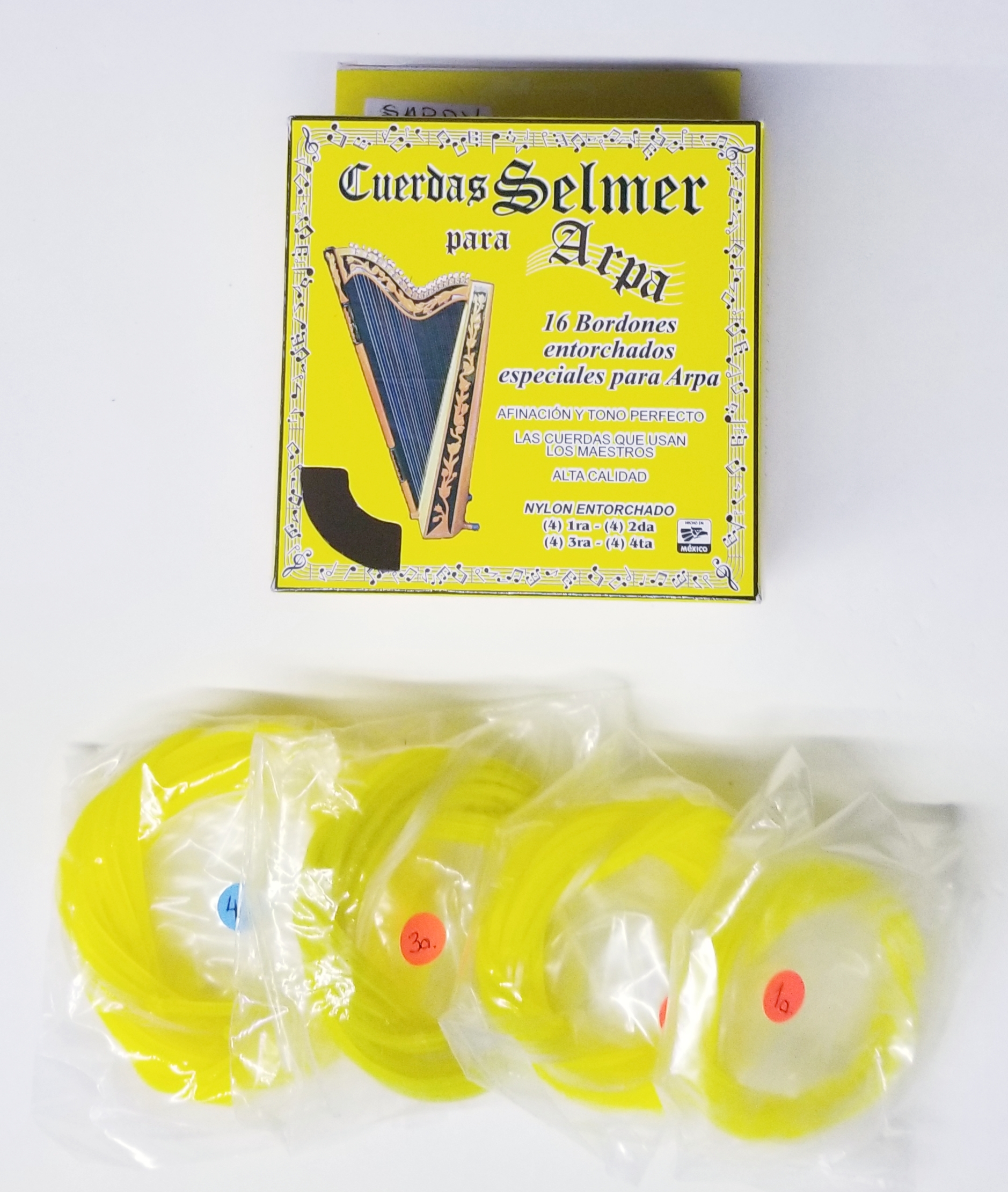 (imagen para) ENCORDADURA ARPA SELMER Entor Nylon amarill 16 B esp CUERDA