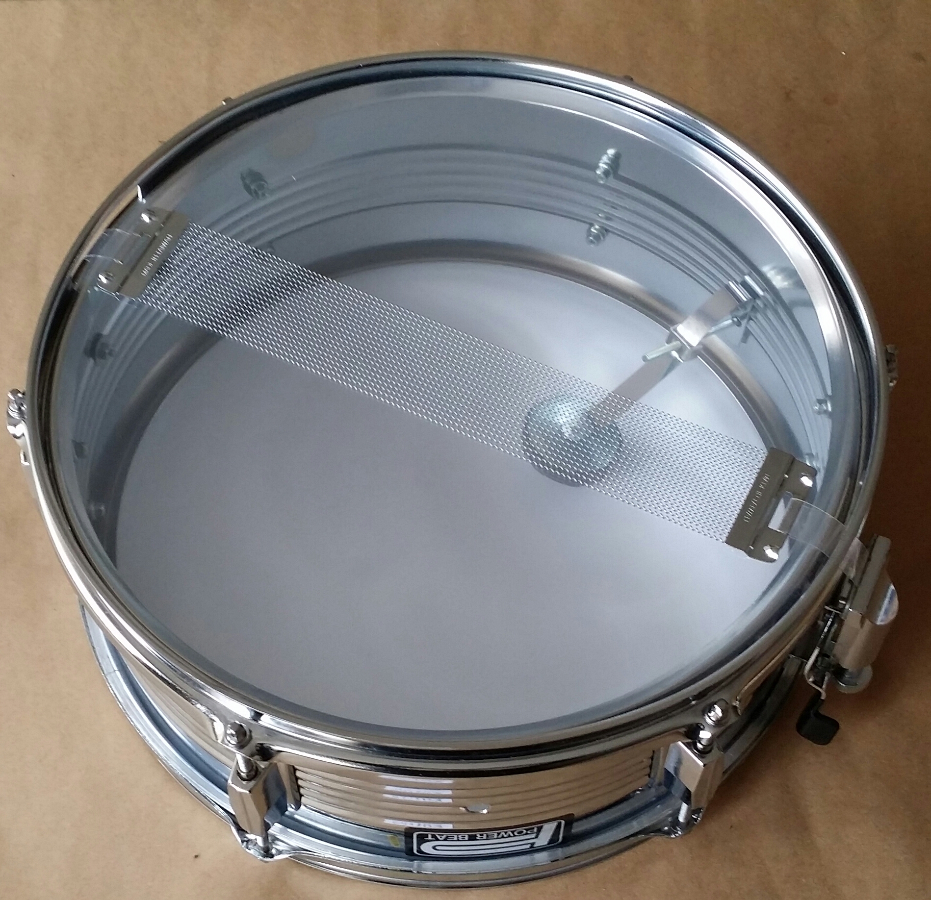 (imagen para) Tarola PowerBeat 14" X 5.5" Metal Cromada (pz)