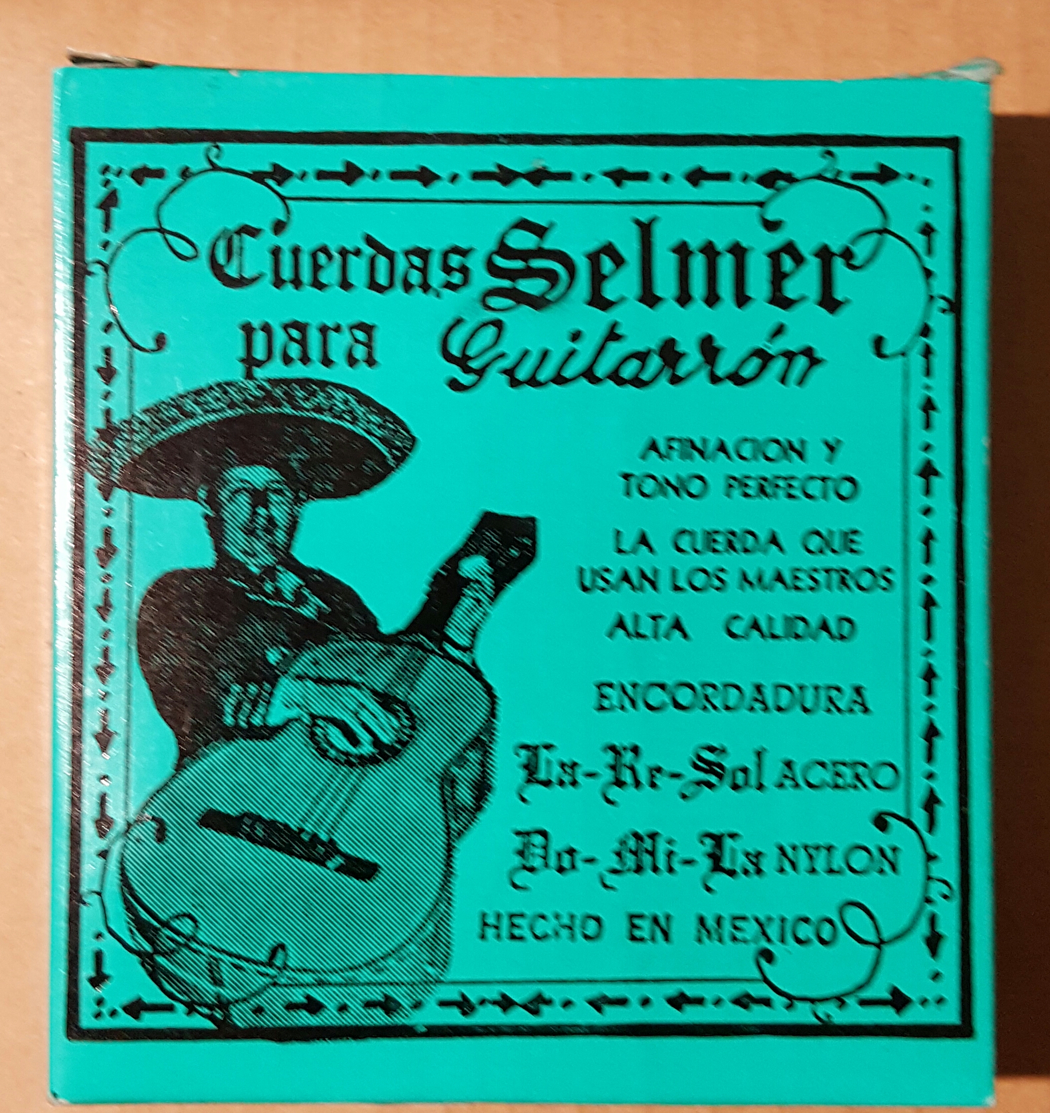(imagen para) ENCORDADURA GUITARRÓN SELMER NYLON BANDERA CUERDA (juego)
