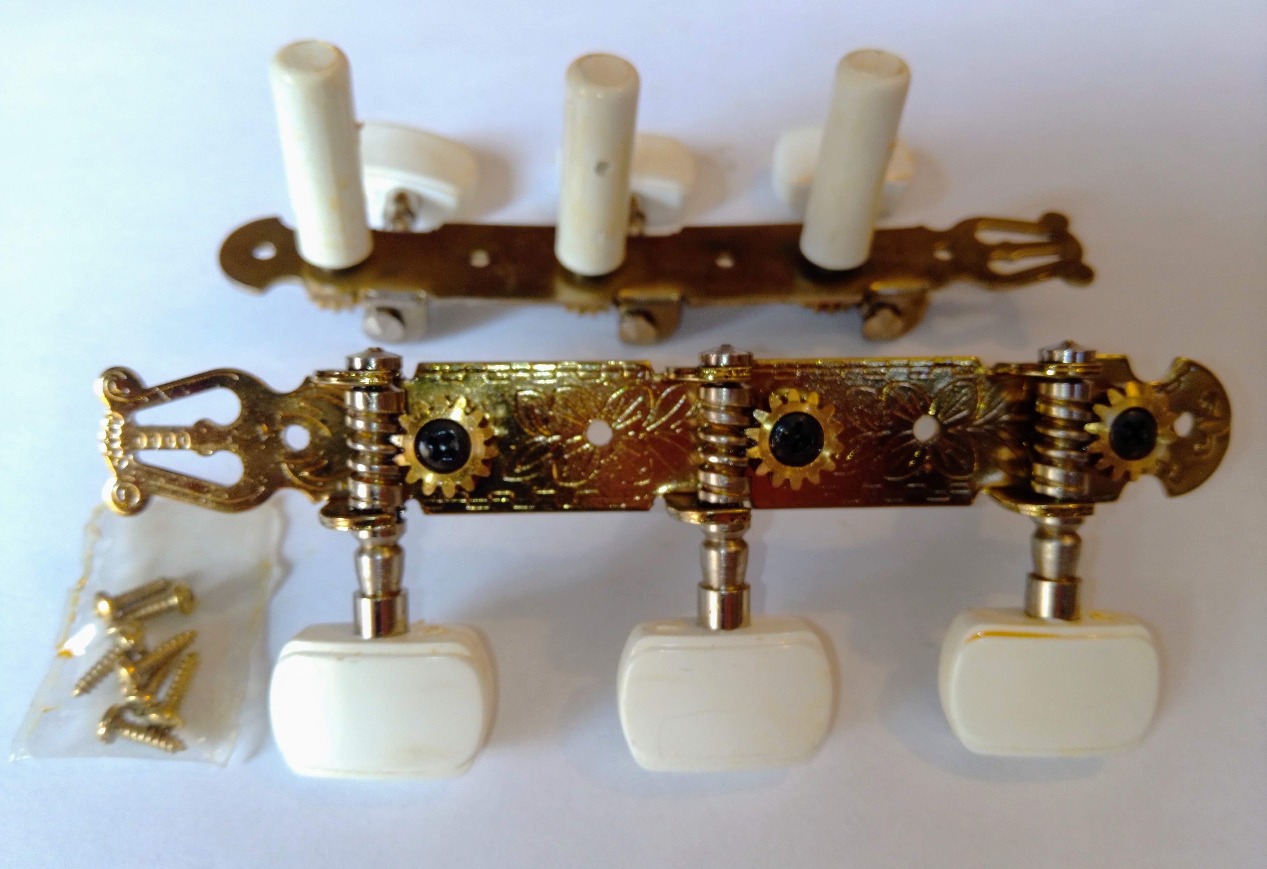 (imagen para) MAQUINARIA guitarras 6ta PERNO PASTA GRUESO clavija ÓVA