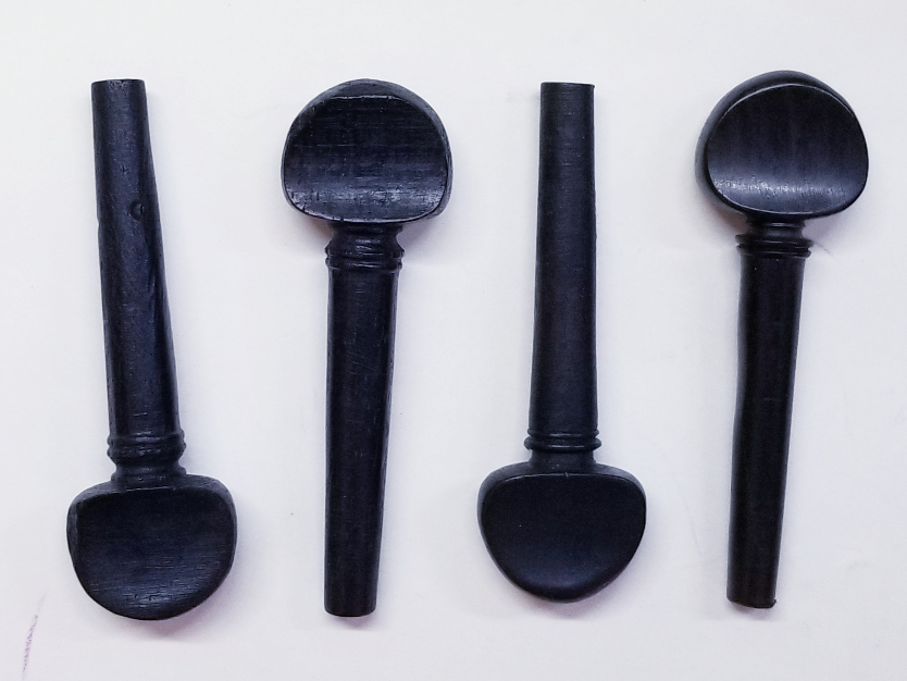 (imagen para) CLAVIJA Para VIOLÍN Negra Importada POSTE 4.5CM (pz)