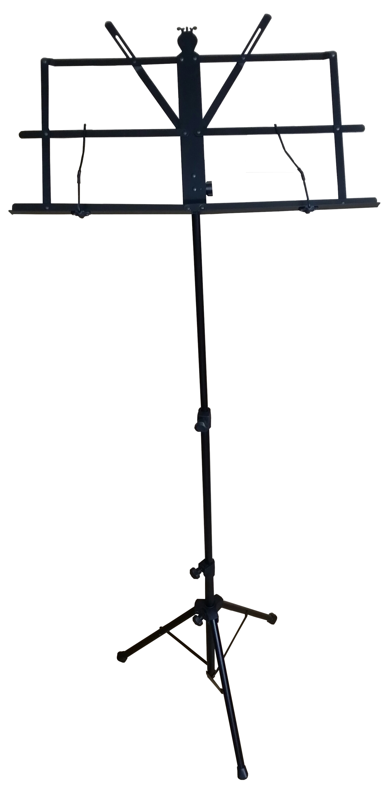 (imagen para) ATRIL PARTITURA 2 secciones negro RESPALDO FIJO import ECON (pz)