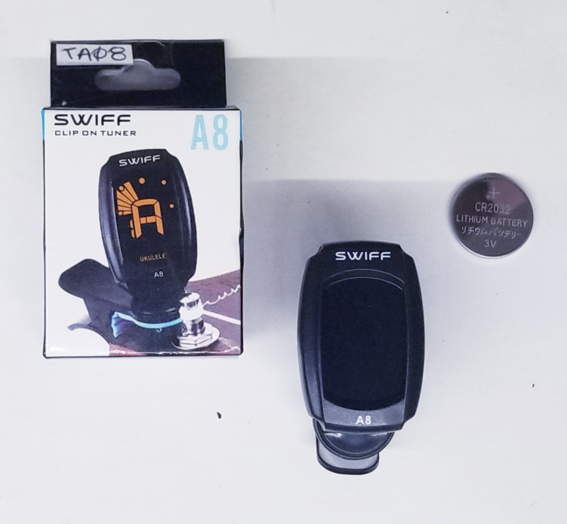 (imagen para) Afinador SWIFT guitarra, violin, bajo, ukulele mini clip (PZ)