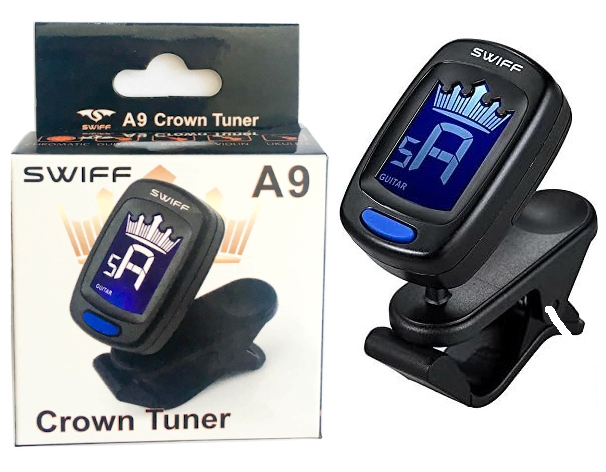 (imagen para) Afinador SWIFT guitarra, violin, bajo, ukulele mini clip (PZ)