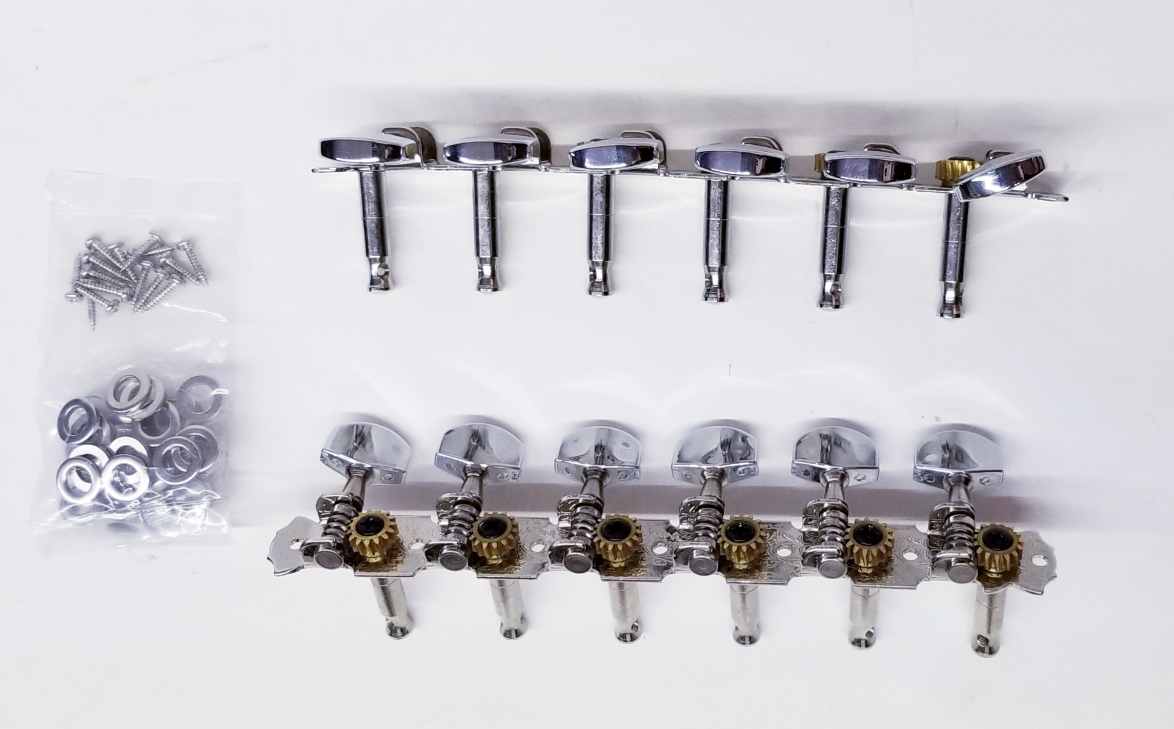 (imagen para) MAQUINARIA guitarras Acústica 6 CLAVIJAS EN LINEA IMPORTDA (jgo)