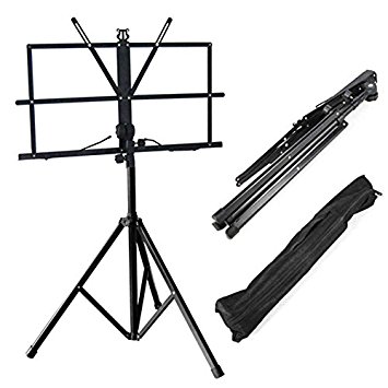 (imagen para) ATRIL PARTITURA NEGRO ECO C/FUNDA (pz)