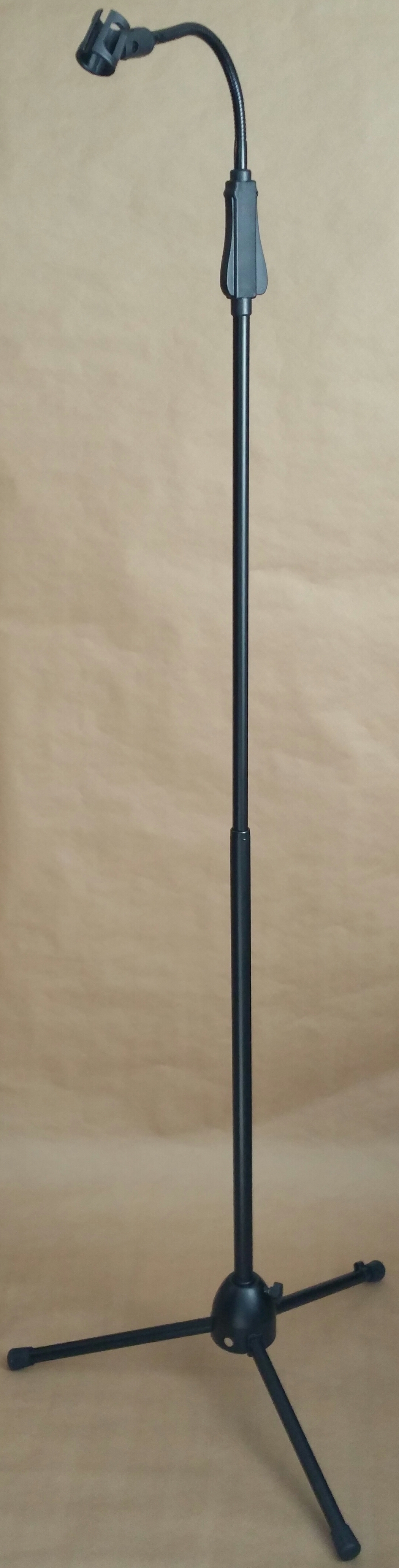 (imagen para) atril para microfono con cuello de ganso importado 1.95m máx(pz)