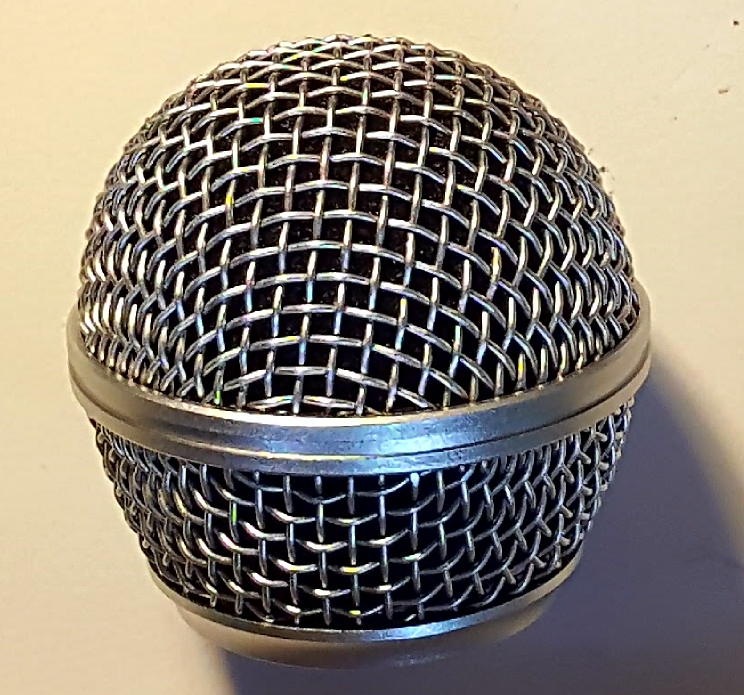 (imagen para) ESFERA Para MICROFONO, TIPO SHURE, metalica (pz)