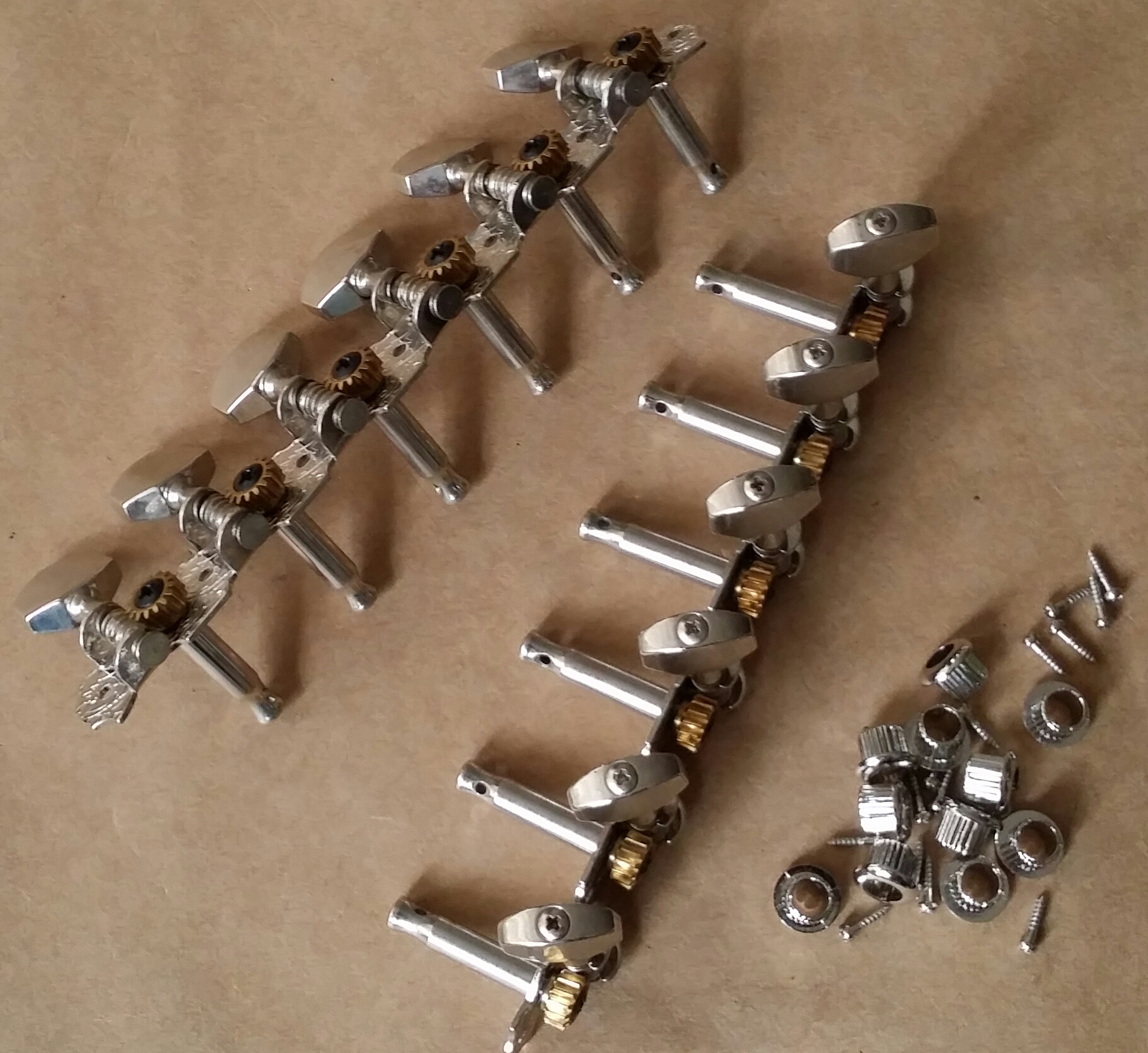 (imagen para) MAQUINARIA BAJO sexto DOBLE 12 CUERDAS PALOMAS METAL (PAR)