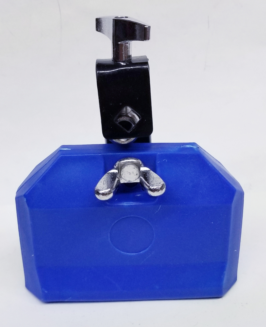 (imagen para) CENCERRO PLÁSTICO AZUL aprox. 12.5cm C/MARIPOSA (pz)