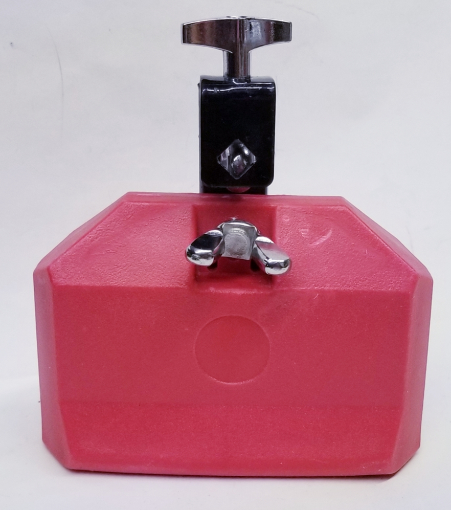 (imagen para) CENCERRO PLÁSTICO ROJO aprox. 15cm C/MARIPOSA (pz)