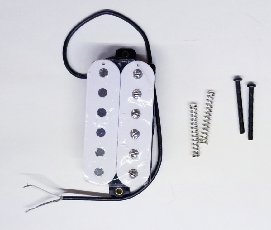 (imagen para) PASTILLA DOBLE 50#, 53# KD guitarras ELÉCTRICA, bco y ngo (pz)