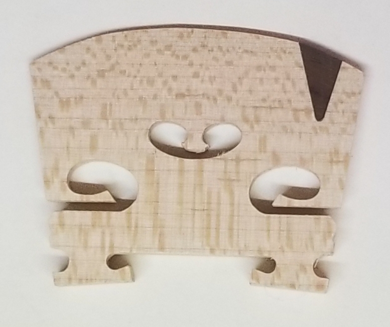 (imagen para) PUENTE VIOLÍN importado, con refuerzo ebano (pz)