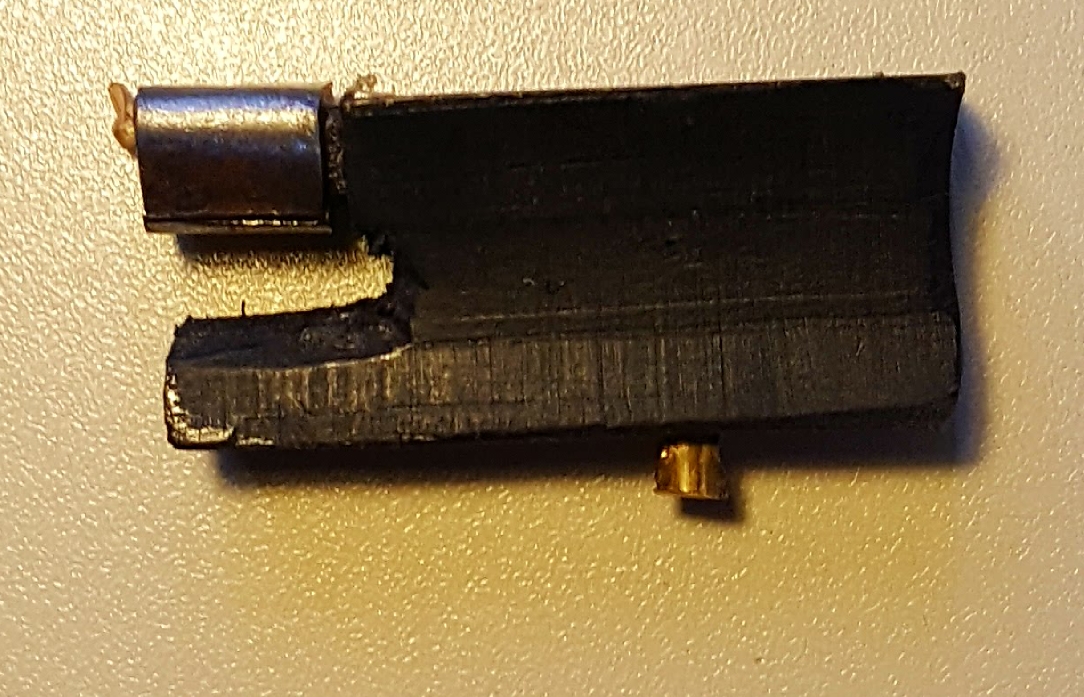 (imagen para) TALON DE MADERA PARA ARCO DE VIOLÍN, nacional (PZ)